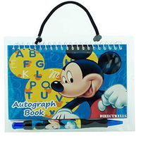 Disney Mickey Mouse Blue Autograph Book with 1 Retractable Pen