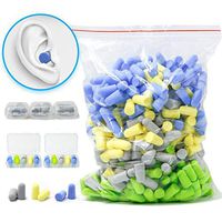 Foam Earplugs Noise Reducing Ear Plugs 32dB Quiet Ultra Soft Comfortable Earplugs (Colorful Items)