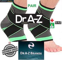 Dr A-Z Compression Foot Socks for Men & Women 2PCS - Arch Support, Heel Spurs- Best Plantar Fasciitis Sleeves for Plantar Fasciitis Pain Relief, Heel Pain, Treatment for Daily Use -Pair