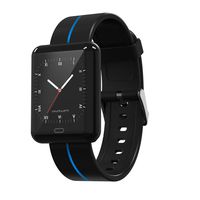 Smart Watches, Ugood iOS Android Waterproof Smart Watch Heart Rate Monitor Bracelet Wristband (Black)