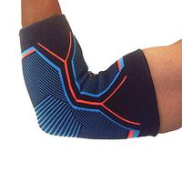 Loviness Men & Women Elbow Brace Compression Support Sleeve For Tennis Elbow & Golf Elbow Treatment, Tendonitis, Arthritis, Workouts, Weightlifting Reduce Joint Pain Elbow Support (L, Blue)