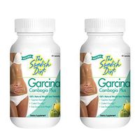 Garcinia Cambogia Extract Weight Loss Supplement | 50% HCA per Serving for Fast Fat Burn | Best Appetite Suppressant & Carb Blocker Includes Calcium and Chromium 2-Pack 1000mg, 60 Caps. Gluten Free