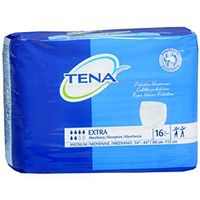 Tena Protective Underwear Extra Absorbency Medium 34 44 Inches - 4 pks of 16ct