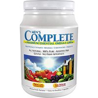 Andrew Lessman Multivitamin - Men's Complete with Maximum Essential Omega-3 1000 mg 60 Packets – 30+ High Potencies of All Nutrients, Essential Vitamins, Minerals & Carotenoids. No Additives