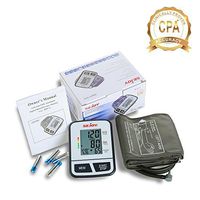 Automatic Upper Arm Blood Pressure Monitor, Large Digital Screen, Easy to Use, Standard and Large Universal Arm Cuff, Batteries Included, SEJOY BSP-11 Series …