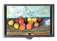 Paul Cezanne Apples and Plate Decorative Pill Box