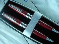 Cross Bill Blass 2010 Limited Edition Plama Red Lacquer Pen & Pencil Set