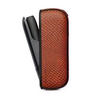IQOS 3.0 Case, Leather Cover for IQOS,iQOS Electronic Cigarette Protective Holder,Brown