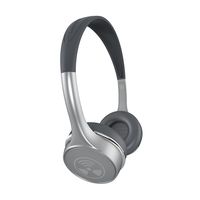 iFrogz Toxix Plus Stylish Headphones with built-in remote and microphone - Platinum