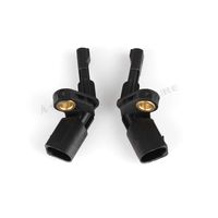 ASURE 2Pcs Wheel Speed Sensor Rear Axle Left Right ABS Sensor for Audi A3 Q3 TT EOS CC Beetle Jetta Passat Tiguan 2010-2012 Skoda Seat (ABEOSR)