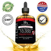 Hemp Oil for Pain Anxiety Relief :: Hemp 10,000mg :: Hemp Extract :: May Help with Inflammation, Joints, Mood, Sleep & More :: Hemp Drops :: Rich in Omega 3,6,9 (Peppermint)
