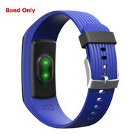 2019 version V16 Smart Sports Smartband for Men & Women 0.96" Big Color Screen IP67 Waterproof with All-Day Heart Rate Blood Pressure Monitor Activity Tracker Compatible for Android & iphone (Blue)
