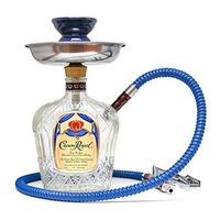Hookah - Crown Royal Water Pipe Custom Made from Recycled Liquor Bottle
