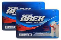 SINSINPAS AREX Cool & Hot Pain Relieving Patch, Large 2 Pack (12 Patches Total)