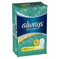 Always - Ultra Pads, Regular Without Wings - 44 ea