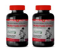Pills for Men - Muira PUAMA Extract - Male Enhancement Pills - Brain and Memory Supplements - 2 Bottles (180 Capsules)