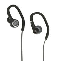 SCOSCHE HPSC3TI 3 Running Earbuds Headphones with TapIt Remote and Microphone - Splashproof and Dustproof IPX4 Rated Exercise Headphones with Multiple Size Silicone Ear Bud Inserts - Black