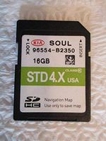 2014 2015 KIA SOUL Navigation MAP Sd Card ,GPS UPDATE , U.S.A OEM PART # 96554-B2350 16GB OEM PART