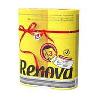 Renova Luxury Scented Colored Toilet Paper 6 Jumbo Rolls 3-Ply-180 Sheets (Yellow)
