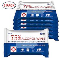 Hand Wipes, Cleaning Wipes (6Pack, 60 Wipes)