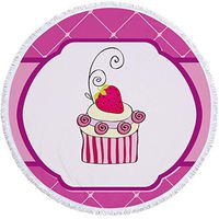 Meidexian888 Yoga Mat,1 PC Round Beach Pool Home Shower Towel Blanket Table Cloth Yoga Mat (C)