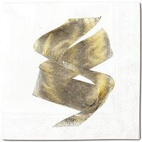 Napkins Brush Strong 100 Pack Gold Foil Cocktail disposable paper supplies