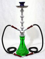 2 hose 26" PATON Hookah nargila shisha bar narguile nargile glass water Vase new