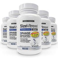 SizeVitrexx - 3-Phase VasoDynamic Size Amplifier. Performance, Testosterone Pill of Pros. 2 Patented Compounds. MI.T. Researchers. Improve Your Male Performance. 5 Month Supply-300 Super Elite Capsule