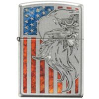 Zippo Eagle With Flag Fuzion 2015 Lighter