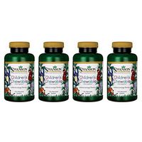 Swanson Children's Chewable Multivitamin 120 Chwbls (4 Pack)