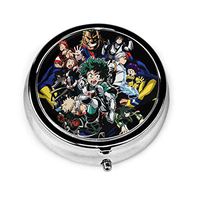 My Hero Academia Round Pill Case/Pill Box/Pill Case/Case- Three-Compartment Pill Box/Pill Case