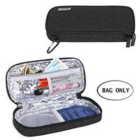 Luxja Insulin Travel Case, Insulin Bag for Insulin Pens and Other Diabetic Supplies (Bag Only), Black