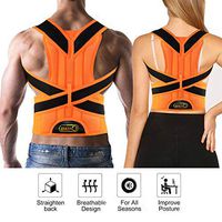 ZSZBACE Back Posture Corrector, Full Back Brace Shoulder Posture Correction for Upper and Lower Back Support, Brace to Improve Slouched, Back Pain, Thoracic Kyphosis (S)