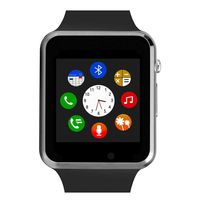 Smart Watch Phone, Smartwatch with Pedometer TF SIM Card Slot Camera Call Text SMS Notification Compatible with Android Samsung Huawei LG Sony and IOS IPhone (Partial Function) for Men Women Teens