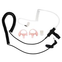 AUTOKAY New 2.5mm Earpiece Headset with Coiled Tube for Harris Police Radio XG25 XG75 P7300 Motorola Kenwood