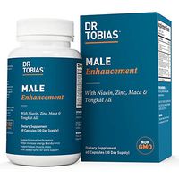 Dr Tobias Male Enhancement - Tongkat Ali, Horny Goat Weed, Maca - Natural Supplement (60 Count)