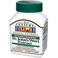 21ST Century ST. JOHN'S WORT EXTRACT 60 CAPS