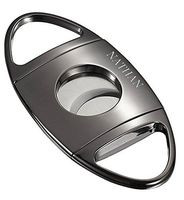 Personalized Visol Darth II High Polish Gunmetal Cigar Cutter with Free Laser Engraving
