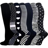 Compression Socks Women & Men - Best Medical for Running, Athletic Sports, Nurses, Flight Travel, Pregnancy