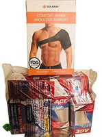 9 Pc Athletic Injury Support Elastic Bandage Injury Prevention Bundle