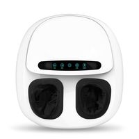 ZXRWY Shiatsu Foot Massager, Electric Deep Kneading Massager, Heat Function | Deep Kneading | Air Compression | Acupressure | Scraping | Rolling Relax Tired Aching Feet Stress Relief