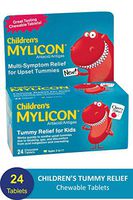 Mylicon Children's Antacid, Tummy Relief Tablets for Kids, Cherry, 24 Count