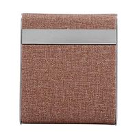 Fdit Portable Pocket Carrying Cigarette Box Case Holder Holds 20 Cigarettes (Brown)