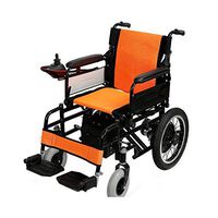 ZQZ Electric Wheelchair, Elderly Disabled Electric Wheelchair, Foldable Nursing Four-Wheel Electric Scooter, Load Capacity100kg (#) (Color : Lead-Acid Batteries 20A)