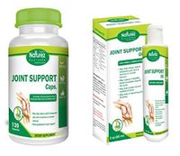 Naturez Ayurveda Joint Pain Support Kit- 100% Natural Arthritis Joint Pain Relief Supplement. Natural Anti-Inflammatory Pills & Oil for Your Back, Knees, Neck, Shoulder & Any Joints.(60 Days Supply)
