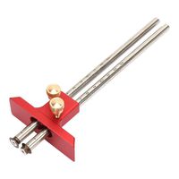 Stainless Steel Woodworking Marking Gauge Double Head Mortise Gauge Scriber Ruler