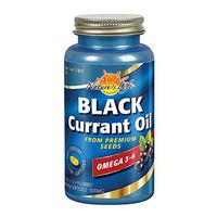 Nature's Life Black Currant Oil Minis 500 mg | with Omega 3-6 for Skin, Hair, Heart and Joint Health | 90ct, 90 Serv.