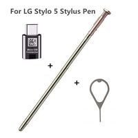 BSDTECH Stylo 5 Stylus Pen Replacement Part for LG Stylo 5 Q720 Q720MS Q720PS Q720CS LCD Touch Pen with C-Type Adapter+Eject Pin (Pink)