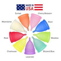 Anigan EvaCup, Top-Quality, Reusable Menstrual Cup, Eco-Friendly Alternative to Tampons, Rose, Small