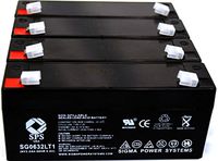 SPS Brand 6V 3.2Ah (Termina LT1) Replacement Battery for Rigel 309 MULTICARE Monitor (4 Pack)